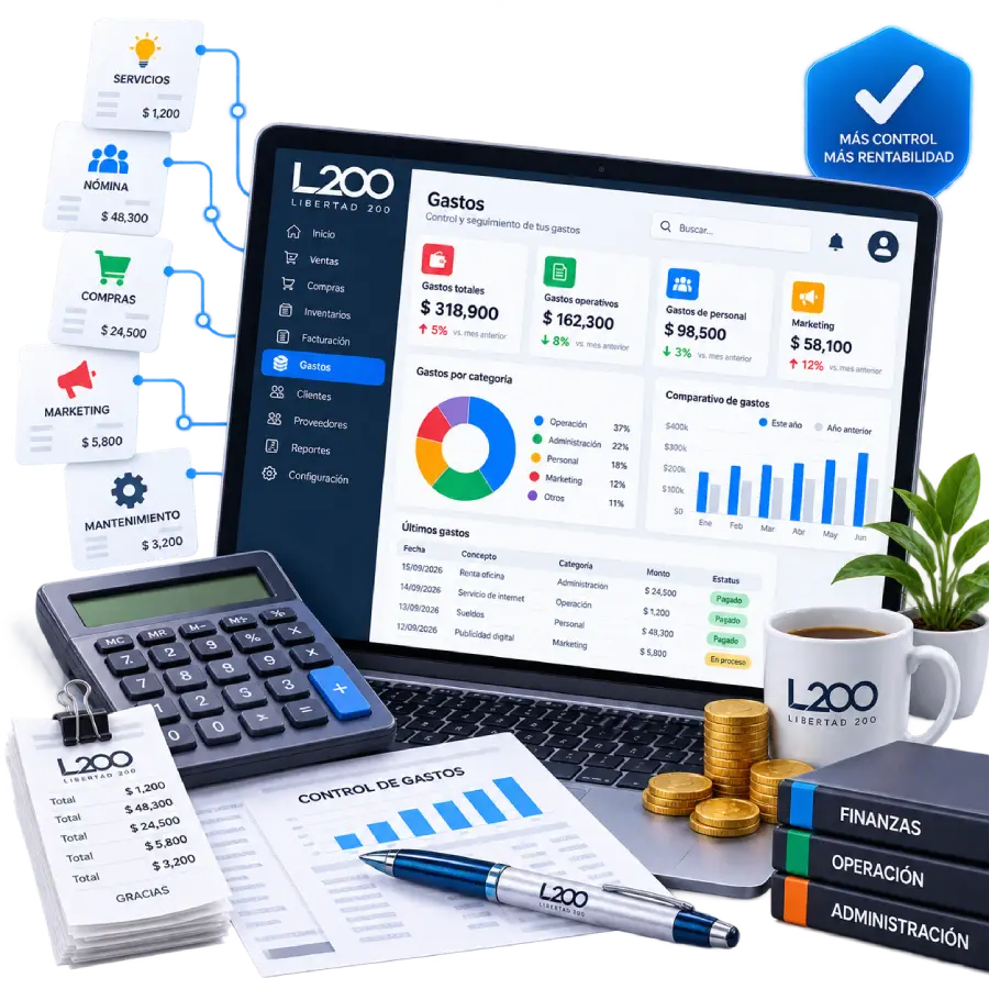 control de gastos con soluciones EPR