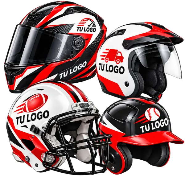 perzonalización de cascos con tu logotipo